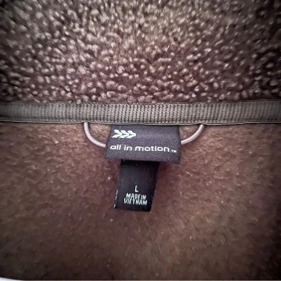 Dark Green Sherpa Zip Up Jacket - Picture 2 of 3